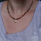 Faceted Mookaite and gold plated Scarab