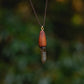 Hand dug Australian smoky quartz and eucalyptus timber pendant