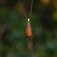 Hand dug Australian smoky quartz and eucalyptus timber pendant