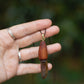 Hand dug Australian smoky quartz and eucalyptus timber pendant