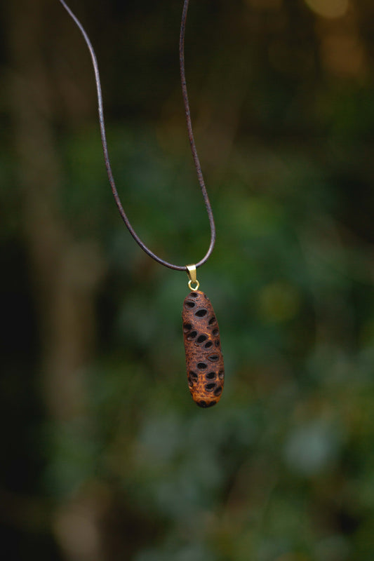 Banksia pod necklace