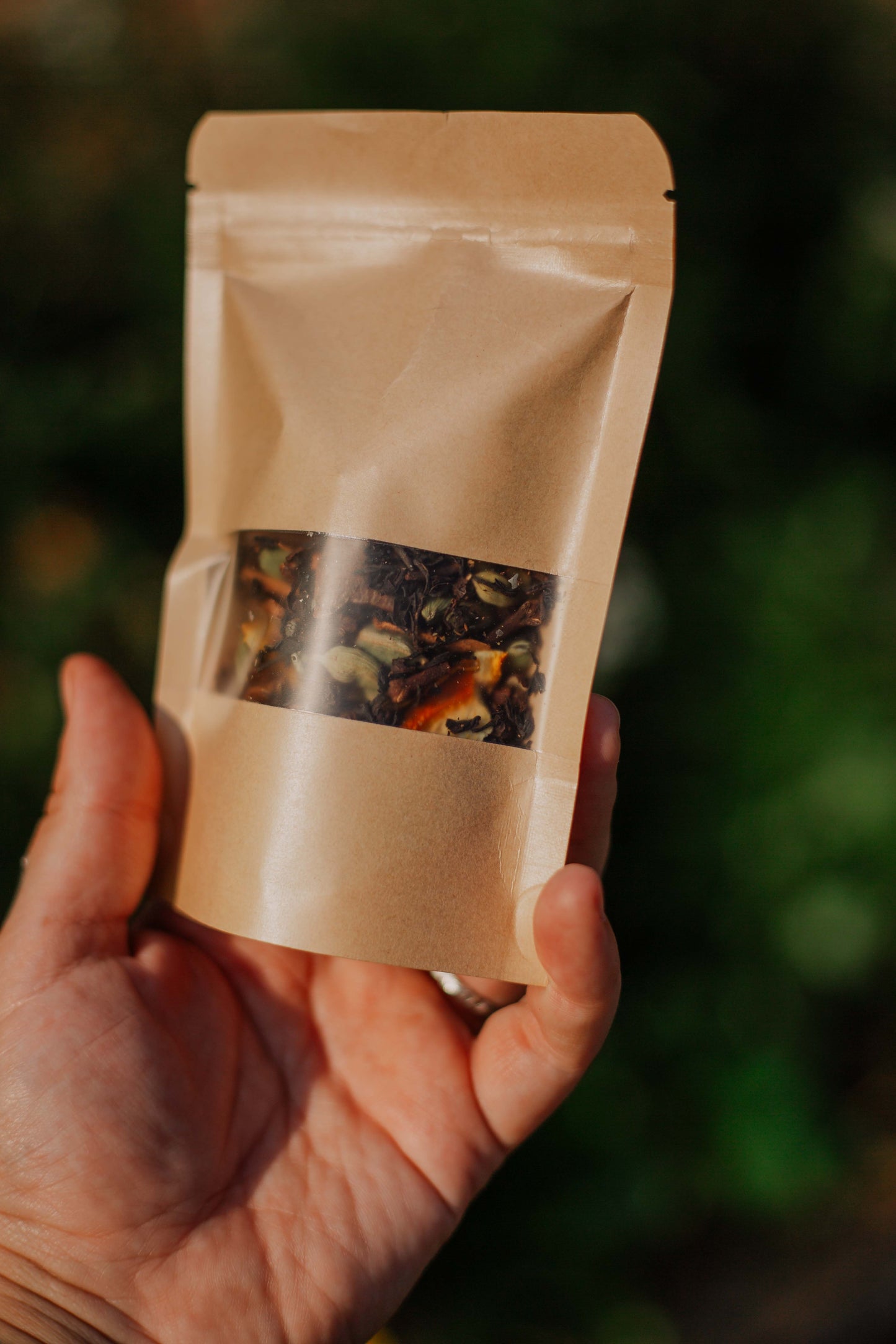 Organically homegrown Orange and Cinnamon chai blend